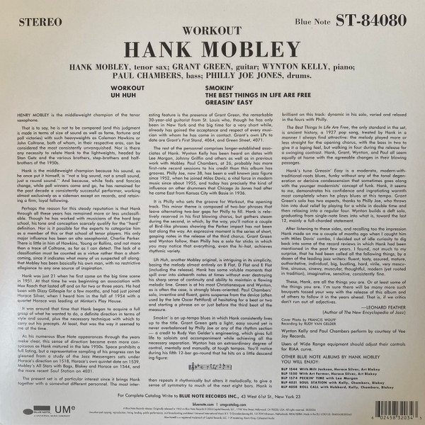 Hank Mobley - Workout | Blue Note (5832034) - 2