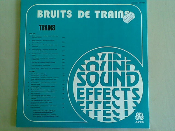 No Artist - Bruits De trains - Sound Effects | Auvidis (AV 4185) - 3 No Artist - Bruits De trains - Sound Effects | Auvidis (AV 4185) - 3