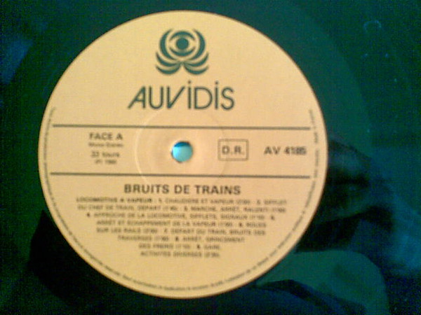 No Artist - Bruits De trains - Sound Effects | Auvidis (AV 4185) - 4 No Artist - Bruits De trains - Sound Effects | Auvidis (AV 4185) - 4