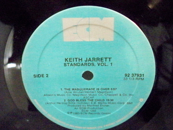 Keith Jarrett , Gary Peacock , Jack DeJohnette - Standards, Vol. 1 | ECM Records (92 37931) - 4 Keith Jarrett , Gary Peacock , Jack DeJohnette - Standards, Vol. 1 | ECM Records (92 37931) - 4