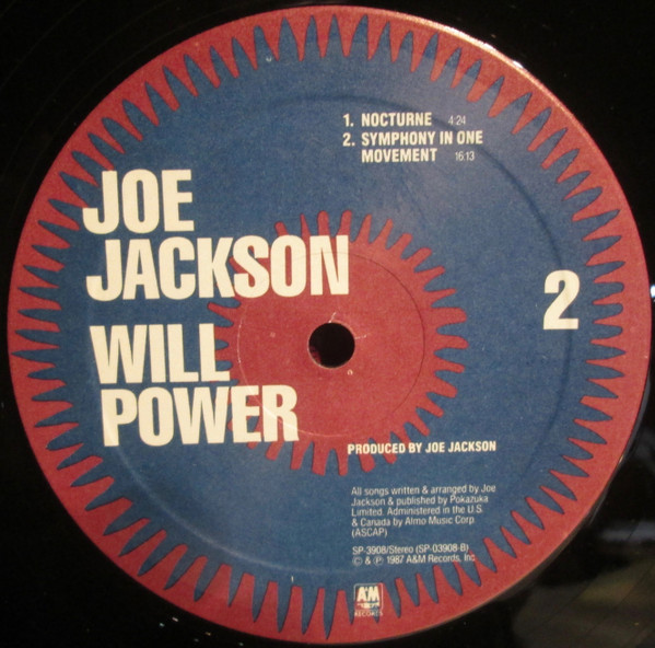 Joe Jackson - Will Power | A&M Records (SP-3908) - 4