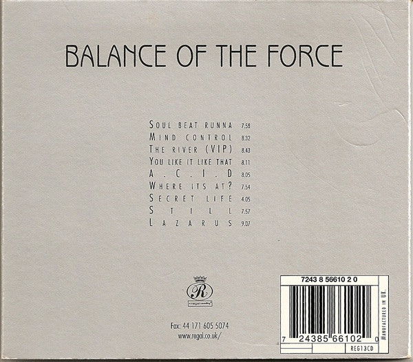Boymerang - Balance Of The Force | Regal (REG13CD) - 2