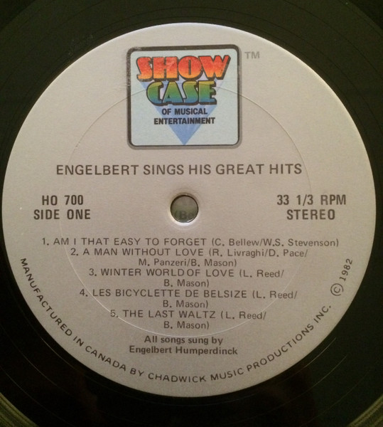 Engelbert Humperdinck - Sings His Great Hits | Show Case Of Musical Entertainment (HO-700) - 3