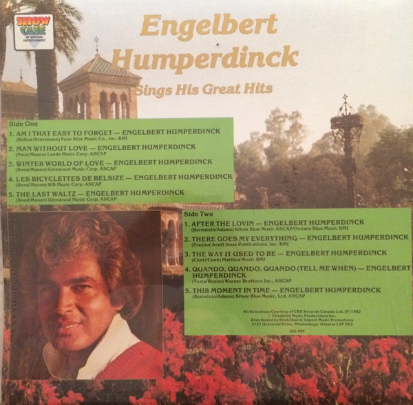 Engelbert Humperdinck - Sings His Great Hits | Show Case Of Musical Entertainment (HO-700) - 2