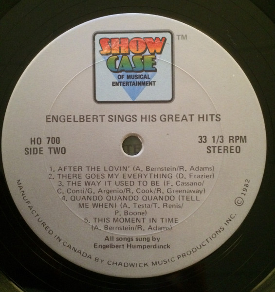 Engelbert Humperdinck - Sings His Great Hits | Show Case Of Musical Entertainment (HO-700) - 4