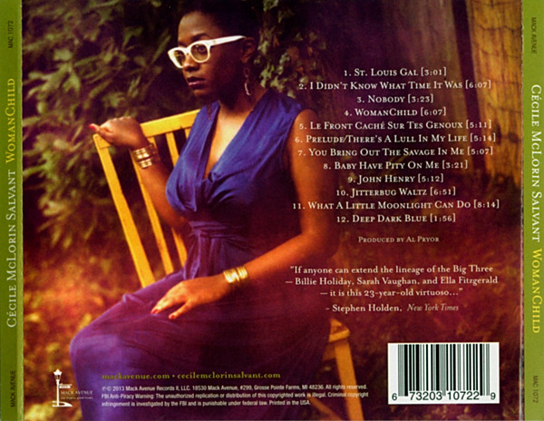 Cécile McLorin Salvant - WomanChild | Mack Avenue Records (MAC 1072) - 2