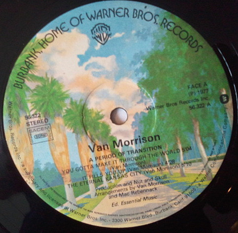 Van Morrison - A Period Of Transition | Warner Bros. Records (56.322) - 3 Van Morrison - A Period Of Transition | Warner Bros. Records (56.322) - 3