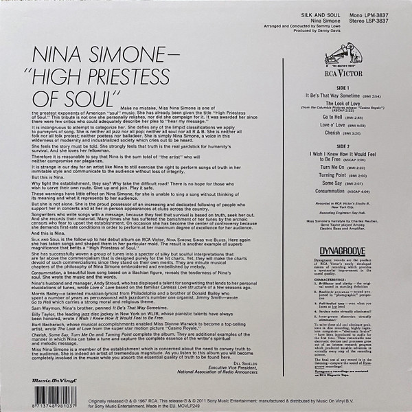 Nina Simone - Silk & Soul | Music On Vinyl (MOVLP249) - 2 Nina Simone - Silk & Soul | Music On Vinyl (MOVLP249) - 2