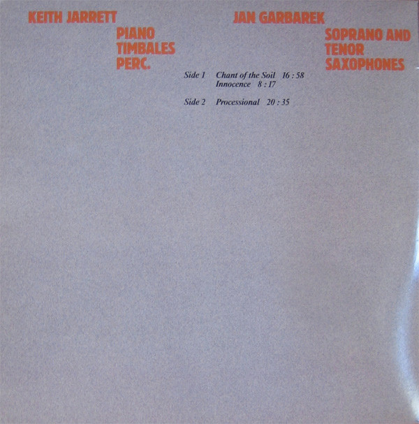 Keith Jarrett - Nude Ants (Live At The Village Vanguard) | ECM Records (ECM-2-1171) - 2 Keith Jarrett - Nude Ants (Live At The Village Vanguard) | ECM Records (ECM-2-1171) - 2