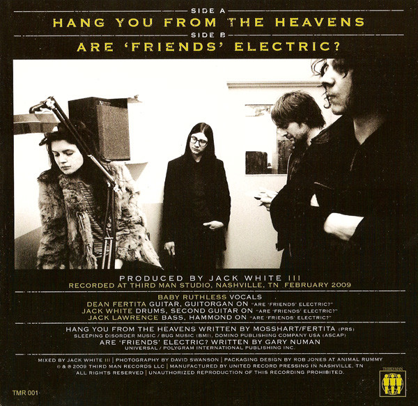 The Dead Weather - Hang You From The Heavens | Third Man Records (TMR 001) - 2 The Dead Weather - Hang You From The Heavens | Third Man Records (TMR 001) - 2