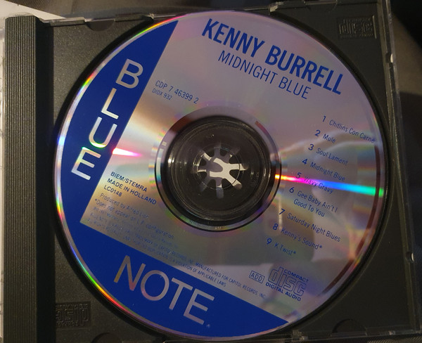 Kenny Burrell - Midnight Blue | Blue Note (CDP 7 46399 2) - 3