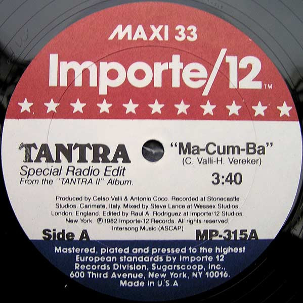 Tantra - Ma-Cum-Ba | Importe/12 (MP-315) - main Tantra - Ma-Cum-Ba | Importe/12 (MP-315) - main