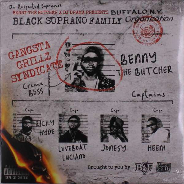 Benny & DJ Drama - Black Soprano Family Organization | eOne (EOM-LP-46389)