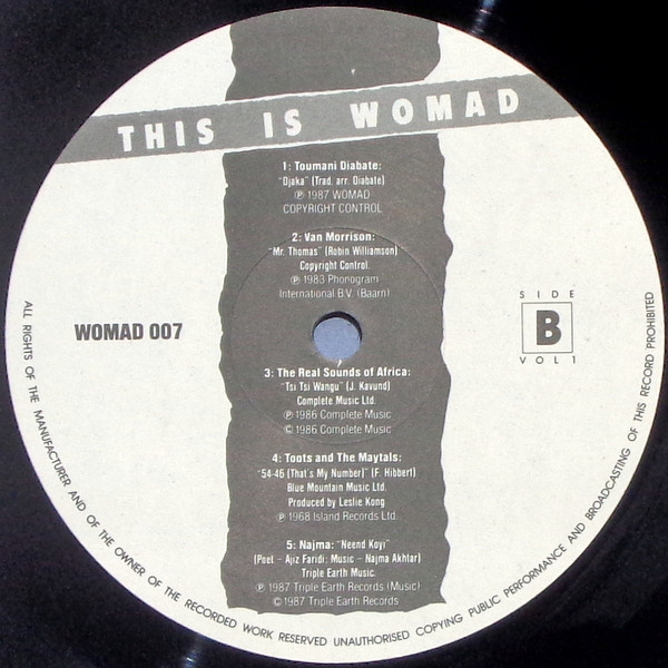 Various - This Is Womad (Volume 1) | WOMAD Records (WOMAD 007) - 4 Various - This Is Womad (Volume 1) | WOMAD Records (WOMAD 007) - 4