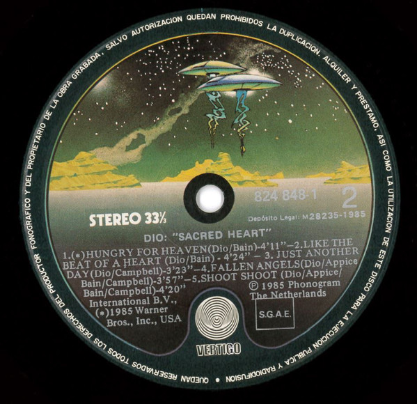Dio - Sacred Heart | Vertigo (824 848-1) - 4