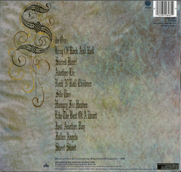 Dio - Sacred Heart | Vertigo (824 848-1) - 2