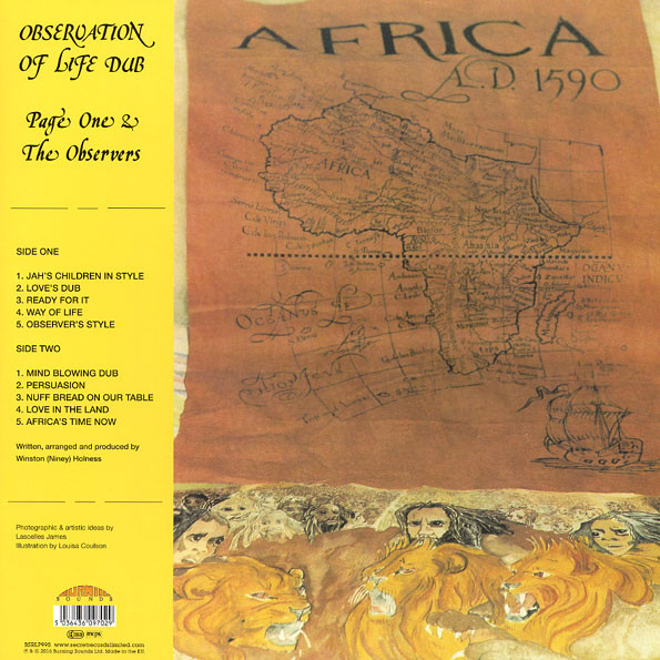 Page One & The Observers - Observation Of Life Dub | Burning Sounds (BSRLP995) - 2