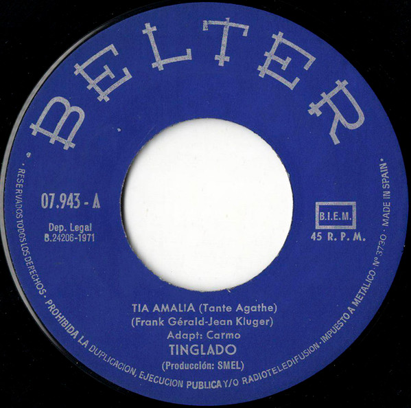 Tinglado - Tia Amalia / La Cantara | Belter (07-943) - 3