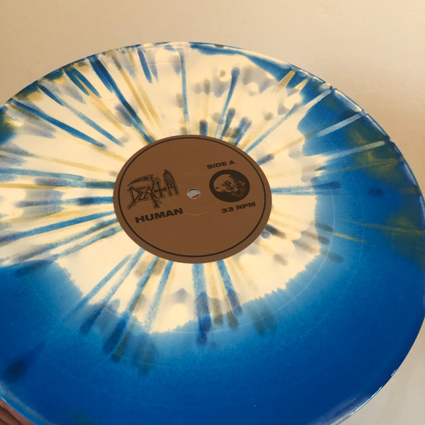 Death - Human (Deluxe Limited Edition - Bone White, Blue Jay And Metallic Gold Splatter Vinyl) [Vinyl] | Relapse Records (RR7165) - 4