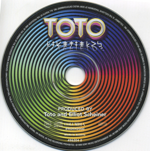 Toto - Livefields (1999 Live) | Columbia (496204 9) - 3 Toto - Livefields (1999 Live) | Columbia (496204 9) - 3