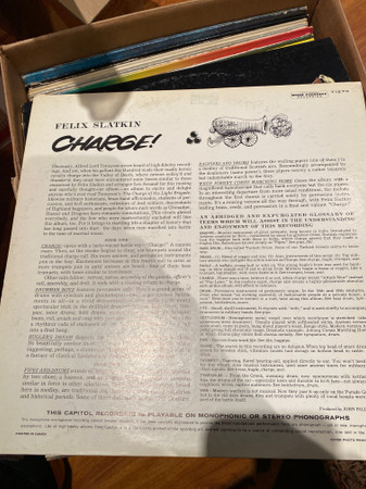 Felix Slatkin - Charge ! | Capitol Records (ST 1270) - 4