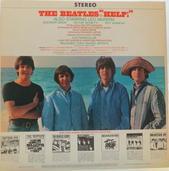 The Beatles - Help! (Original Motion Picture Soundtrack) | Capitol Records (SMAS-2386) - 4 The Beatles - Help! (Original Motion Picture Soundtrack) | Capitol Records (SMAS-2386) - 4