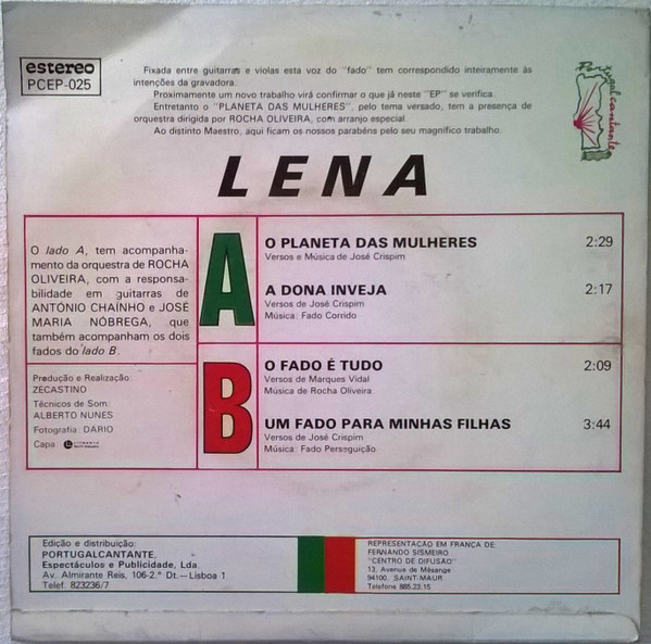 Lena Silva - O Planeta Das Mulheres | PortugalCantante (PCEP-025) - 2