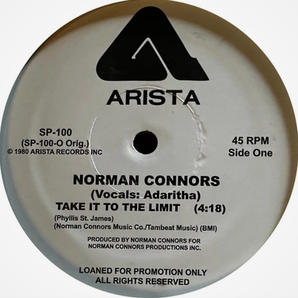 Norman Connors - Take It To The Limit | Arista (SP-100) - 2 Norman Connors - Take It To The Limit | Arista (SP-100) - 2