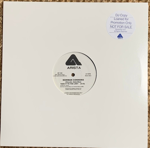 Norman Connors - Take It To The Limit | Arista (SP-100) - 2