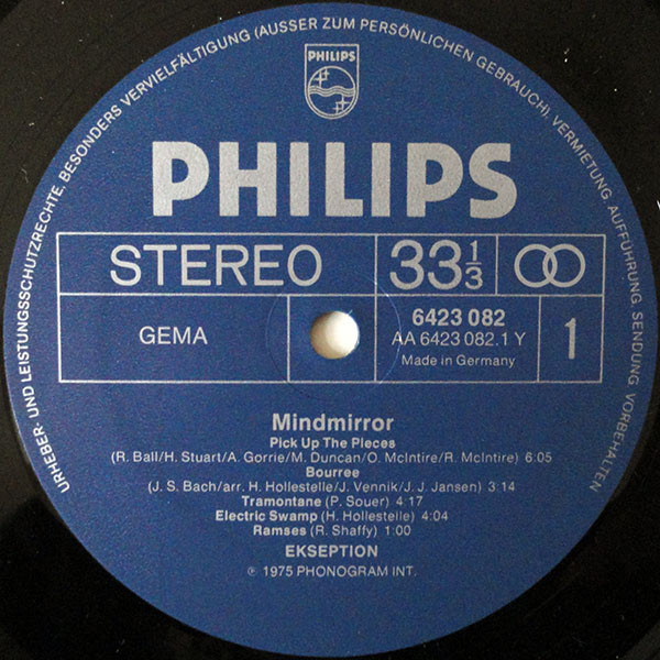 Ekseption - Mindmirror | Philips (6423 082) - 3