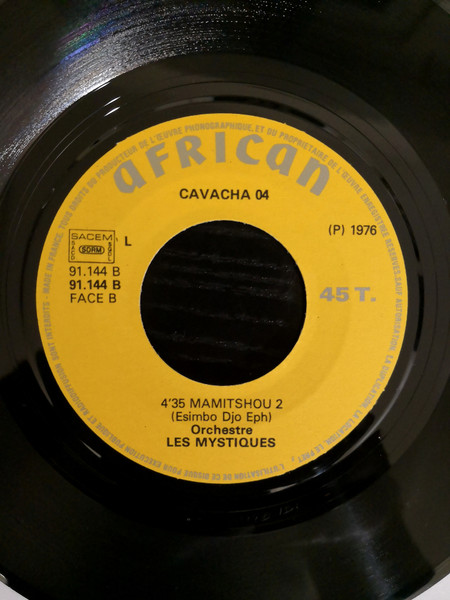 Orchestre Les Mystiques - Mamitshou 1 / Mamitshou 2 | African (91.144) - 4 Orchestre Les Mystiques - Mamitshou 1 / Mamitshou 2 | African (91.144) - 4