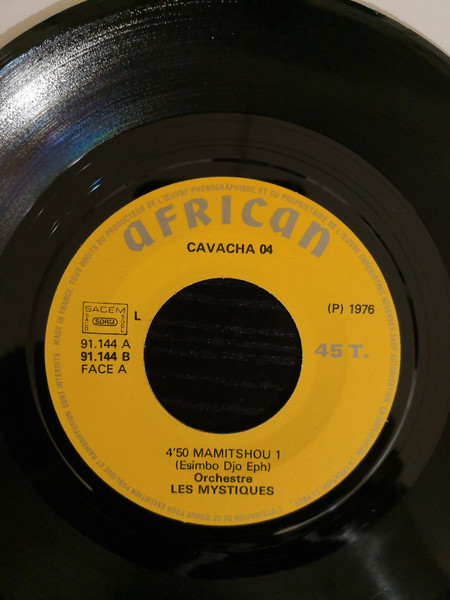 Orchestre Les Mystiques - Mamitshou 1 / Mamitshou 2 | African (91.144) - 3 Orchestre Les Mystiques - Mamitshou 1 / Mamitshou 2 | African (91.144) - 3