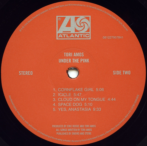 Tori Amos - Under The Pink | Atlantic (081227957841) - 2