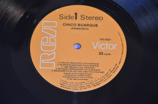 Chico Buarque - Francisco | RCA Victor (140 0001) - 4