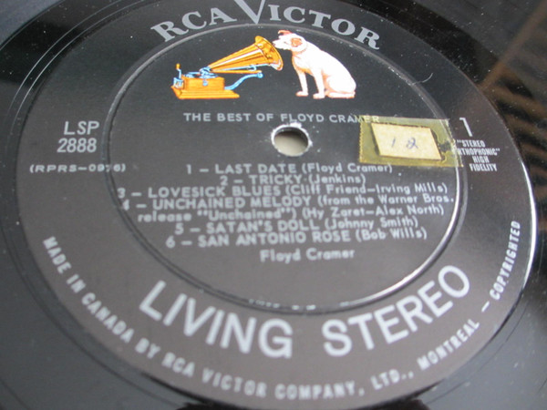Floyd Cramer - The Best Of Floyd Cramer | RCA Victor (LSP-2888) - 2