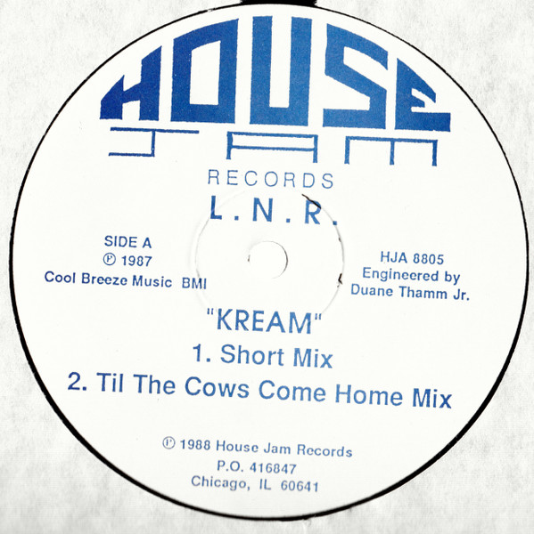LNR - Kream | House Jam Records (HJA 8805)