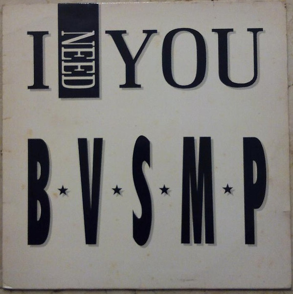 B.V.S.M.P. - I Need You | Boy Records (BOY-025) - main B.V.S.M.P. - I Need You | Boy Records (BOY-025) - main