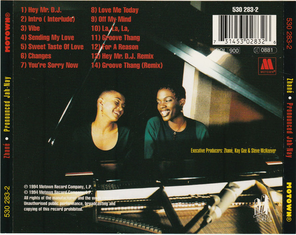 Zhané - Pronounced Jah-Nay | Motown (530 283-2) - 2