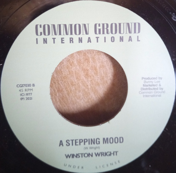 Frankie Jones , Winston Wright - Time Is The Master / A Stepping Mood | Common Ground International (CGI7030) - 2 Frankie Jones , Winston Wright - Time Is The Master / A Stepping Mood | Common Ground International (CGI7030) - 2