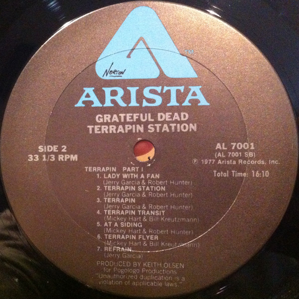 The Grateful Dead - Terrapin Station | Arista (AL 7001) - 4 The Grateful Dead - Terrapin Station | Arista (AL 7001) - 4