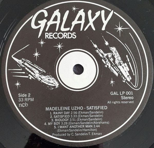 Madeleine Uzho - Satisfied | Galaxy Records (GAL LP 001) - 4 Madeleine Uzho - Satisfied | Galaxy Records (GAL LP 001) - 4