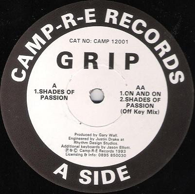 Grip - Shades Of Passion / On And On | Camp-R-E Records (Camp 12001) - main Grip - Shades Of Passion / On And On | Camp-R-E Records (Camp 12001) - main