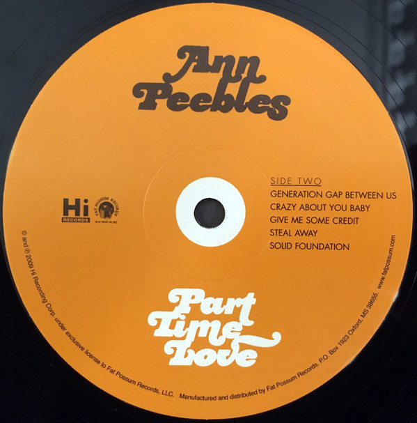Ann Peebles - Part Time Love | Fat Possum Records (FPH1177-1) - 2 Ann Peebles - Part Time Love | Fat Possum Records (FPH1177-1) - 2