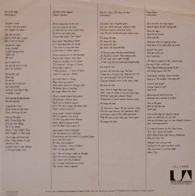 The Grateful Dead - Blues For Allah | United Artists Records (UAS 29895) - 4 The Grateful Dead - Blues For Allah | United Artists Records (UAS 29895) - 4