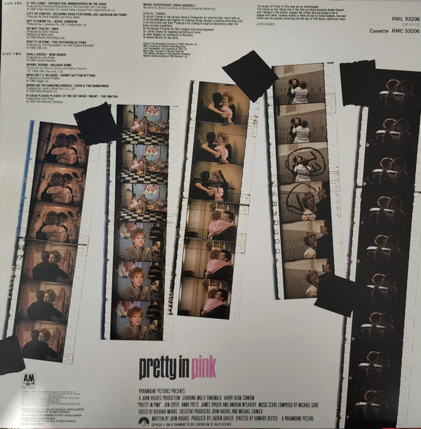 Various - Pretty In Pink (Original Motion Picture Soundtrack) | A&M Records (RML 53206) - 3 Various - Pretty In Pink (Original Motion Picture Soundtrack) | A&M Records (RML 53206) - 3