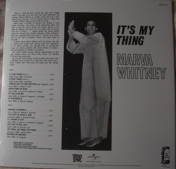 Marva Whitney - It's My Thing | Vampi Soul (VAMPI 329) - 2