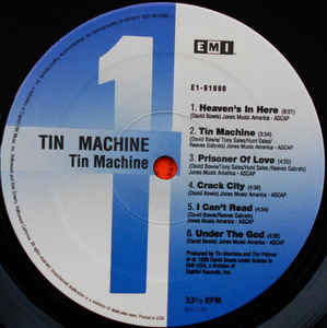 Tin Machine - Tin Machine | EMI USA (E1-91990) - 2