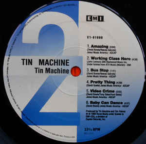 Tin Machine - Tin Machine | EMI USA (E1-91990) - 3