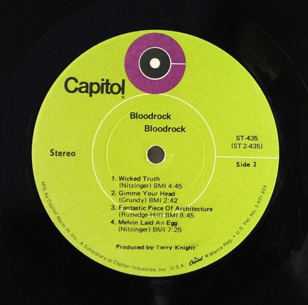 Bloodrock - Bloodrock | Capitol Records (ST-435) - 4 Bloodrock - Bloodrock | Capitol Records (ST-435) - 4