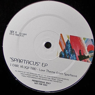 The Earl Klugh Trio , Regina Carter , Bill Evans - "Spartacus" EP | Spartacus Japan (SPA 01) - main